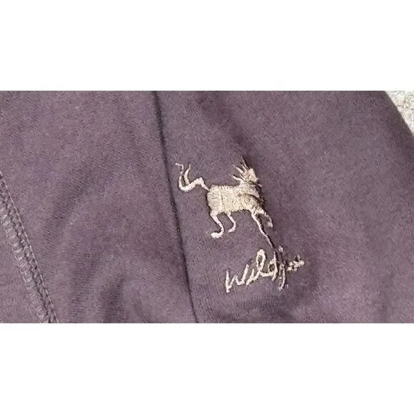 Ouray Sportswear Wild Fire Men's Long Sleeve‎ Brown Sweatshirt Size Large - Picture 4 of 13